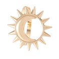 thumbnail image 1 of Metal Napkin Rings Eid Ramadan Hollow Moon Pattern Napkin Holder Wedding Dinner Napkin Buckles for Table Decoration, 1 of 4