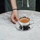 thumbnail image 3 of 2 juegos de tazas de café de acero inoxidable ligeras tazas de café de lujo con cuchara y salsa, 3 of 6