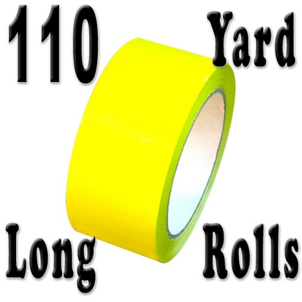 Yellow Carton Sealing Tape 2 X 110 Yard Roll 2.0 Mil