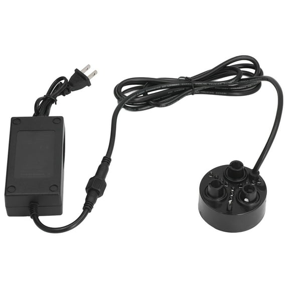 Water Fountain Fog Machine,Ultrasonic Fog Maker 3 Water Fountain Atomizer LED Fountain Fogger Multi-Functional