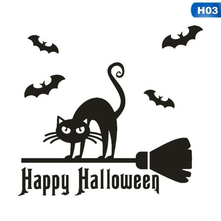 KABOER Fashion Halloween Variety Of Themed Decorative Wall Stickers Interior Decor Fun