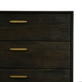 thumbnail image 4 of HomeRoots 63" Brown Solid Wood Six Drawer Dresser, 4 of 9