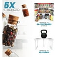 thumbnail image 3 of Spicy Shelf Spice Rack Organizer for Cabinet - Expandable Spice Rack and Stackable Cabinet & Pantry Organizer (1 Set of 2 Shelves) - Pantry Organization - Seasoning and Spice Organizer, 3 of 8