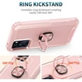 thumbnail image 3 of Petocase for Moto G 5G Case,Heavy Duty Full Body Shockproof Kickstand with 360° Ring Holder Support Car Mount Hybrid Bumper Silicone Hard Back Phone Cover,Rose Gold, 3 of 8