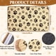 thumbnail image 2 of 2 alfombrillas rascadoras para gatos, 23.6 x 15.7 pulgadas, sisal natural, patrón de patas, con cinta autoadhesiva, para interiores, gatos, protector de muebles de sofá, alfombras, 2 of 6