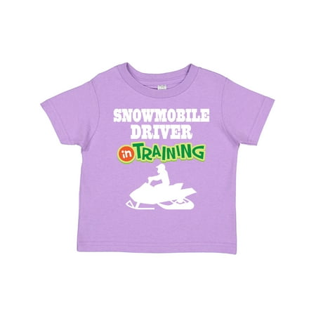 

Inktastic Snowmobile Driver in Training Gift Toddler Boy Girl T-Shirt
