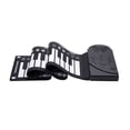 thumbnail image 1 of sweethay Teclado Digital Flexible portátil Piano 49 teclas de silicona Flexible electrónico enrollable Piano juguetes para niños altavoz incorporado Cables de audio/vídeo, 1 of 1
