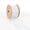 White, variant on LaRibbons 1 1/2" Wired Ribbon | "Glitter Striped" White/Gold | 10 Yard Roll