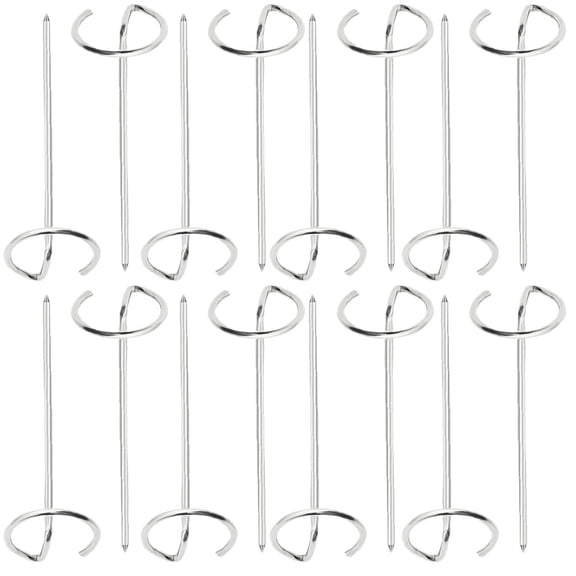 NICEXMAS 20Pcs Compact Stainless Steel Skewer Sticks for Air Fryer and Home Bbq Grilling