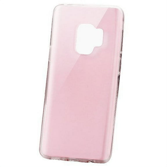 For Samsung Galaxy S9 - Phone Case Slim Thin Hybrid Candy Silicone Rubber Gel Soft Protective Case Cover ROSE GOLD Transparent