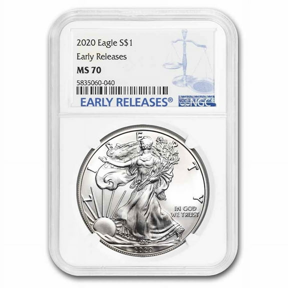 2020 American Silver Eagle MS-70 NGC (Early Releases)