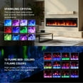 thumbnail image 3 of BREEZEHEAT 68 inch Electric Fireplace in-Wall Recessed and Wall Mounted Fireplace Heater,Linear Fireplace with Multicolor Flame,Timer,Low Noise,750/1500W,Remote Control, 3 of 9