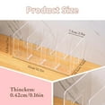 thumbnail image 3 of CIYISON Stylish Clear Sturdy Acrylic Handbag Organizers 4 Section Shelf Divider for Closet and Display Stand Storage Holder, 3 of 10