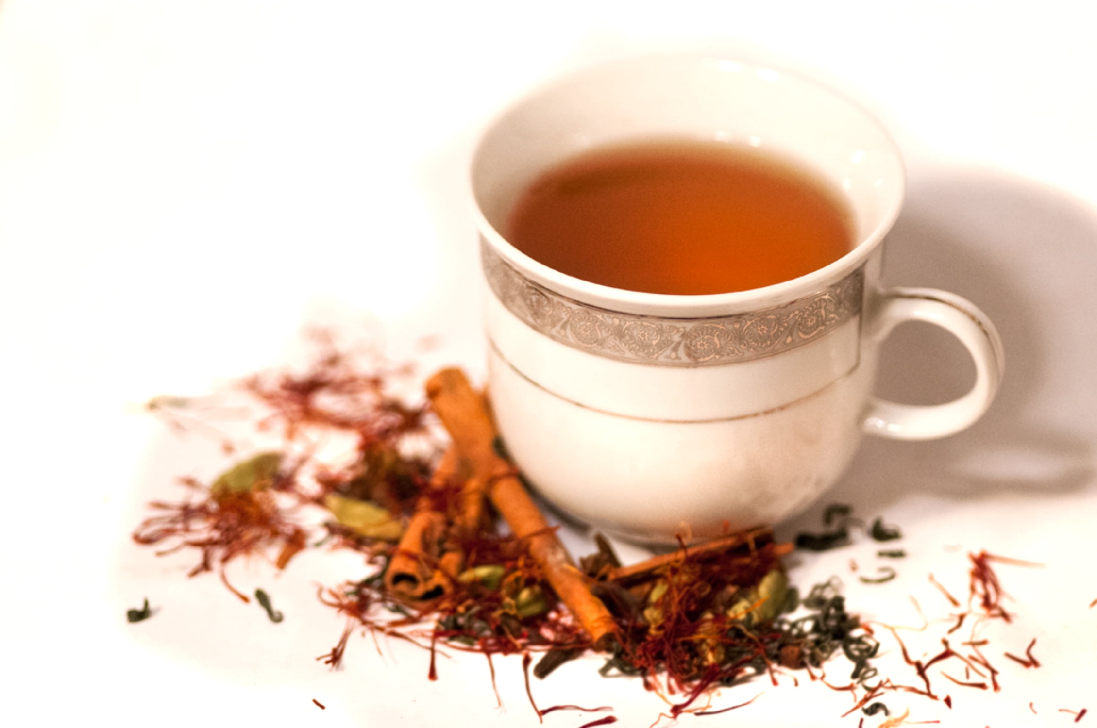 Sweet Hot Energy - Green Tea, Saffron, Cinnamon, Cardamom, Ginger