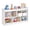 Cloud White, variant on SONGMICS Kids' Toy Storage Shelf, Montessori Shelf with 5 Open Compartments, for Children's Room Playroom, 11.8 x 44.2 x 25.6 Inches, Beech Beige