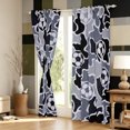 thumbnail image 3 of Manfei Farmhouse Camouflage Blackout Curtains, Vintage Camo Football Curtains Pack of 2 (42x84 Each), Urban Gray, 3 of 6