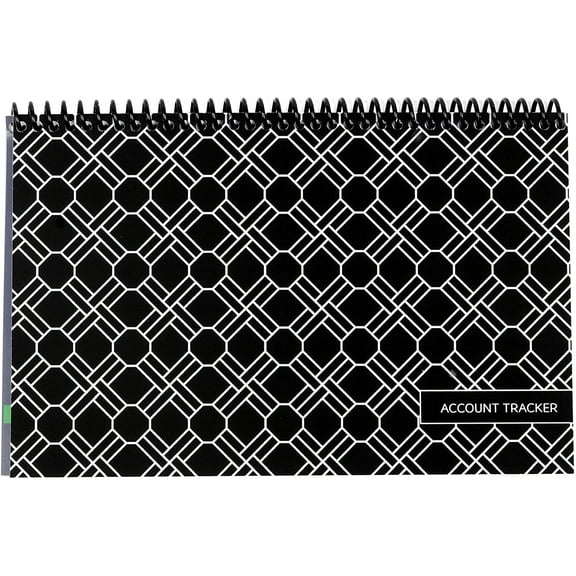 Superior Register Simple Account Tracker, 8.5 x 5.5, Money Ledger, Wide Edition, 1 Count