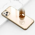 thumbnail image 4 of i-Blason [Prism Series] Designed for Apple iPhone 11 Pro Max 2019 6.5 inch Case, 9H Tempered Glass Back Cover with Frame Scratch-Resistant, Slim Protective Case (Gold), 4 of 9