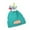 Sky Blue, variant on Fun Cartoon Face Knitted Beanie for Women, Sausage Mouth Design with Ear Flaps, Warm Winter Hat for a Playful Cold Day Look,Hot Pink
