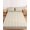 Beige, variant on Full Size Fitted Sheet Set - Beige Retro 3 Piece Bedding Sets 16" Deep Pocket Fitted Sheet with 2 Pillowcases, Farmhouse Geometric Vertical Stripes Modern Brushed Microfiber Hotel Luxury Bed Sheets