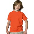 thumbnail image 1 of Hanes Boy`s 5.2 oz COMFORTSOFT HEAVYWEIGHT T-Shirt, M, Orange, 1 of 1