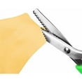 thumbnail image 2 of Professional Fabric Sewing Tool for Precise Cuts Green 24cm Pinking Scissors, 2 of 5