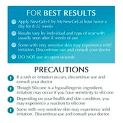 NewGel+ by MyNewGel Silicone Scar Gel with Vitamin E, Reduce & Fade Scars, 1 oz