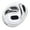 White Silver, variant on Language Translator Earbuds, AI Translation Earbuds Real Time with 80 Languages & Accents Online, 5H Worktime Translator Device with APP Support Music and Calling