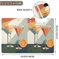 thumbnail image 3 of FORMRS A4 Clipboard Folder with Pen Holder Horizontal Foldable School Office Binder, Mid Century Orange Juice, 3 of 9