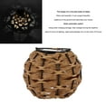 thumbnail image 3 of Solar Lantern, LED Warm Light Rattan Pendant Light Top Solar Charging Panel  For Yard, 3 of 8