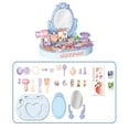 thumbnail image 4 of Uklsqma Ensemble de Maquillage Factice pour Filles 4+ / Trousse Cosmétique en Plastique Sécuritaire avec Pinceaux pour Rouges à Lèvres, Trousse de Maquillage Compacte et Portable / Jeu de Rôle, Motricité Fine, Voyage, Fêtes de Thé, Lea, 4 of 6