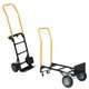 thumbnail image 1 of 2in1 convertible heavy duty hand truck-400lb capacity 4-wheel dolly cart para moving in warehouse oficina grocery garden & industrial use, 1 of 5