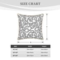 thumbnail image 2 of KLL Snake Decorative Throw Pillow Covers Velvet Soft for Couch Sofa Bedroom Living Room Outdoor (No pillow core)-, 2 of 5
