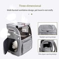 thumbnail image 4 of Pet Carrier Backpack Expandable Collapsible Dog Backpack Carrier for Small Dogs Cats, Breathable Pet Backpack Bag for Travel, 4 of 8