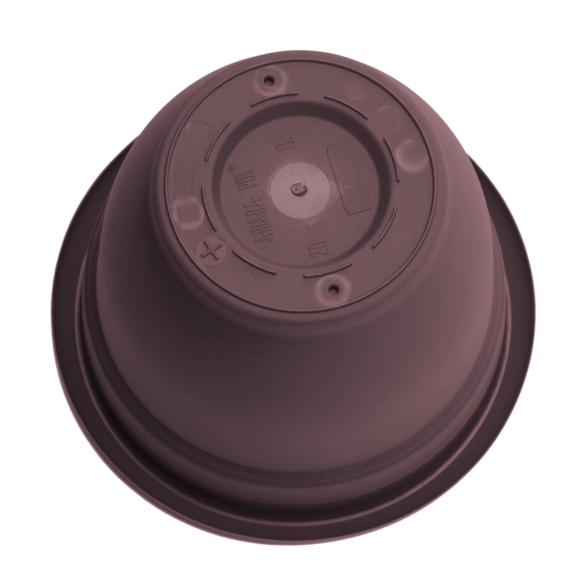 Bloem Ariana Pot Planter: 12" - Merlot - Durable Resin Pot, For Indoor and Outdoor Use, Gardening, Self Watering Disk Included, 3 Gallon Capacity