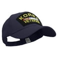 thumbnail image 5 of Korea Veteran Patched Big Size High Profile Twill Cap - Navy XL-3XL, 5 of 5