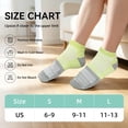 thumbnail image 5 of LOFIR Bamboo Viscose Diabetic Socks for Women Men - 5 Pairs Wide Non Binding Neuropathy Socks, Seamless Loose Cushion for Swollen Feet, Size 9-11, 5 of 6