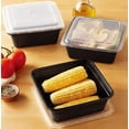 thumbnail image 3 of Mainstays 5-pack Tall Square Meal Prep Food Storage Containers – Food Storage Containers for Lunch, 3 of 8
