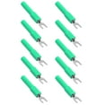 thumbnail image 3 of Fork Spade Wire Connectors U Type Wire Connector Fork Wire Connector 10pcs 4mm Fork Spade Wire Connectors U Type Electrical Crimp Terminal For Testing Multimeter, 3 of 8