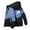 Blue, variant on Quinlirra Mens Jackets Casual Stylish Men's Stitching Drawstring Hooded Slim Fashion Jacket Coat Outwear