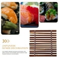 thumbnail image 5 of CRILSTYLEO Japanese Style Sushi Plate Decor Bamboo for Sashimi Serving Plate 1Pack, 5 of 6