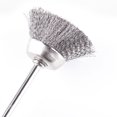 thumbnail image 2 of Cepillo de alambre Irfora Cepillos de rueda de alambre de 30 Uds., Vástago de 3 mm, eliminar rebabas, óxido, metal, superficie no metálica, pulido, despojado Irfora Cepillo de alambre, 2 of 7