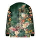 thumbnail image 4 of Cárdigan informal de punto con estampado floral para mujer, chaqueta abotonada y abrigo superior para mujer, 4 of 5