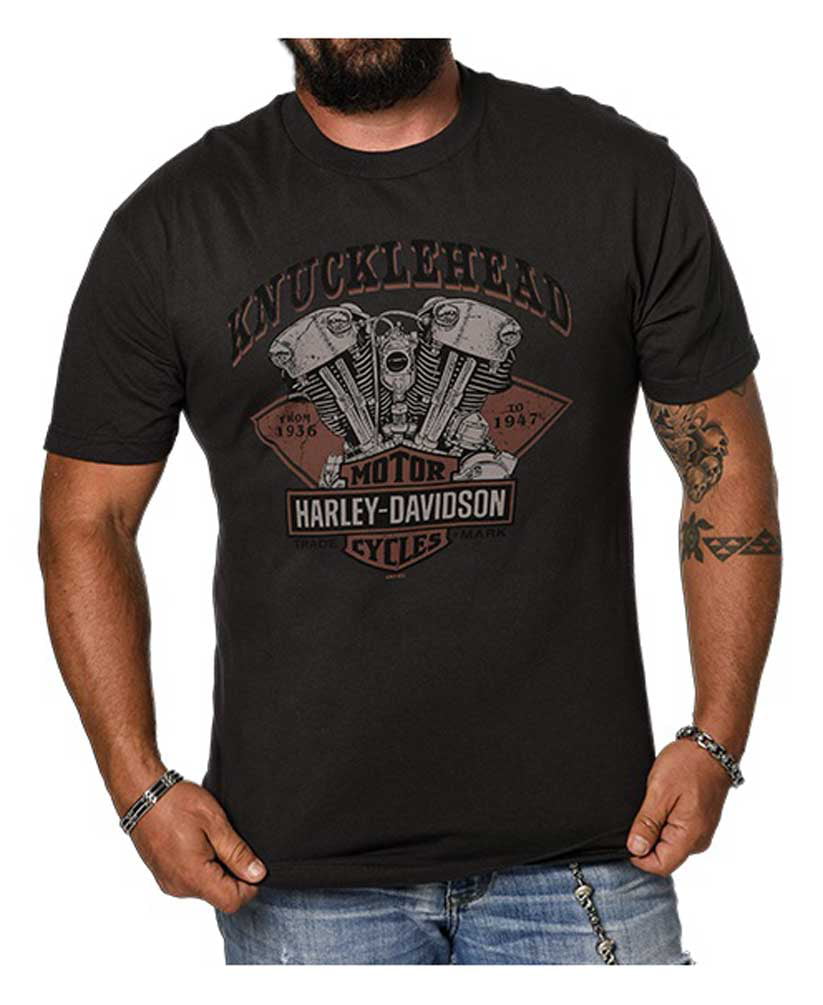 Harley-Davidson - Harley-Davidson Men's Knucklehead Motor B&S Short ...