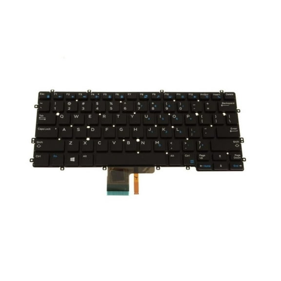 New Genuine Dell Latitude 13 7370 US Backlit Keyboard NSK-LZABC PK131IC1A00 KTYW0 0KTYW0