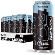 Cellucor C4 Energy Ultimate Arctic Snow Cone, 12 pack of 16 oz Cans