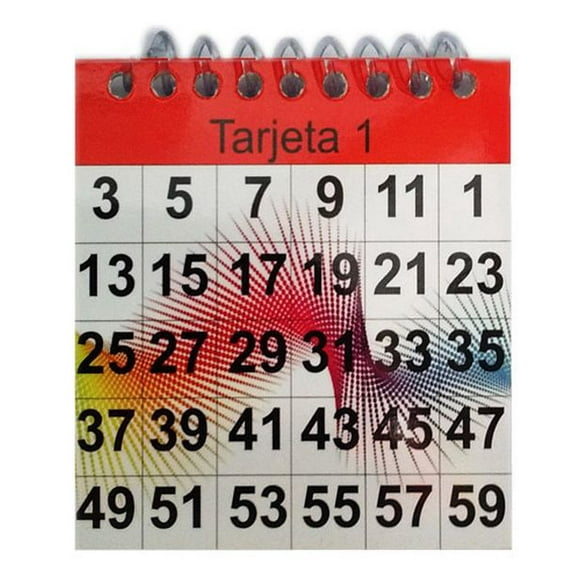 Números mágicos (tarjetas con espiral)