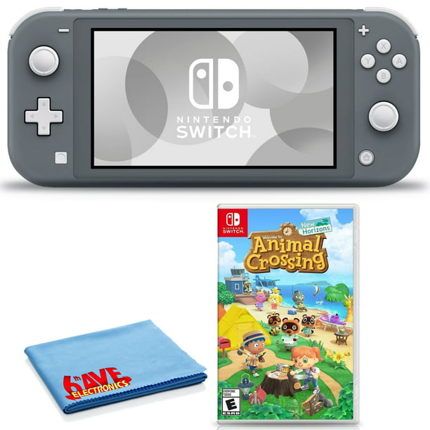 Nintendo Switch Lite (Gray) Bundle Includes Animal Crossing: New Horizons