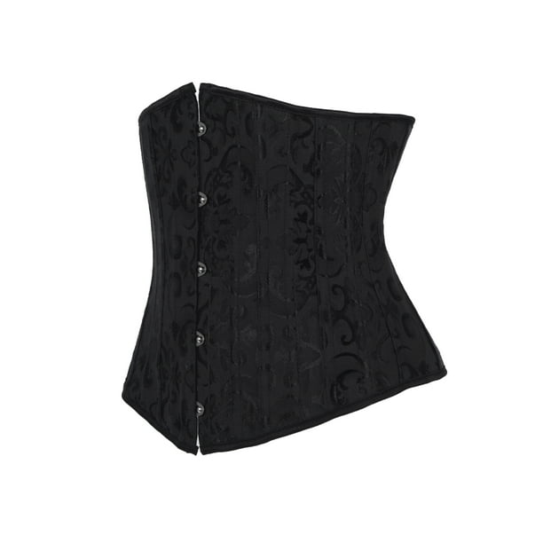 River Island hybrid corset shirt dress in black