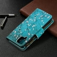 thumbnail image 6 of Dteck Case for Samsung Galaxy A12 6.5-inch,Magnetic Patterned Leather Zipper Card Holder Wallet Flip Case Kickstand Shockproof with Hand Strap Cover ,Plum Blossom, 6 of 6
